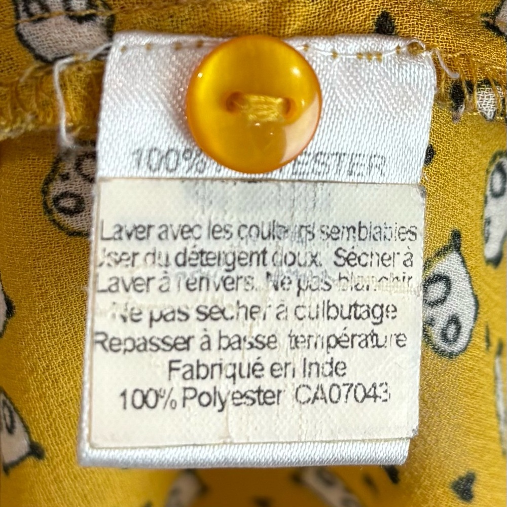 Antilia Femme yellow panda blouse - Picture 8 of 8